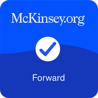 McKinsey.org Forward badge